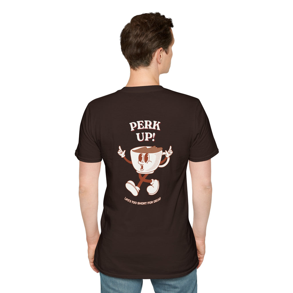 "Perk Up!" Coffee Graphic Tee