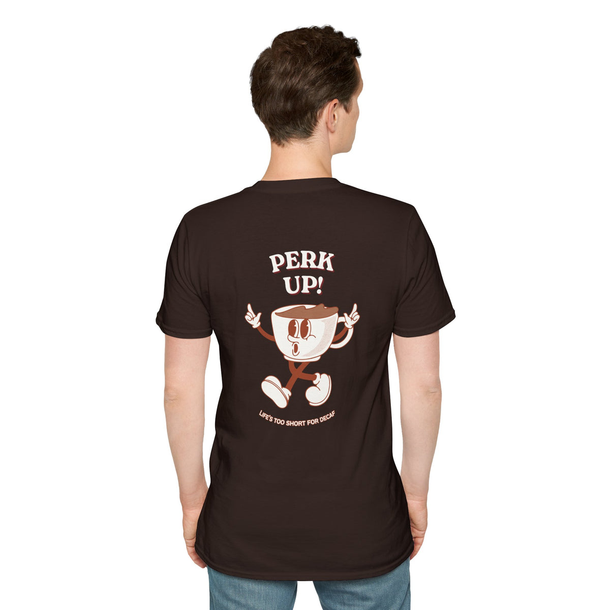 "Perk Up!" Coffee Graphic Tee
