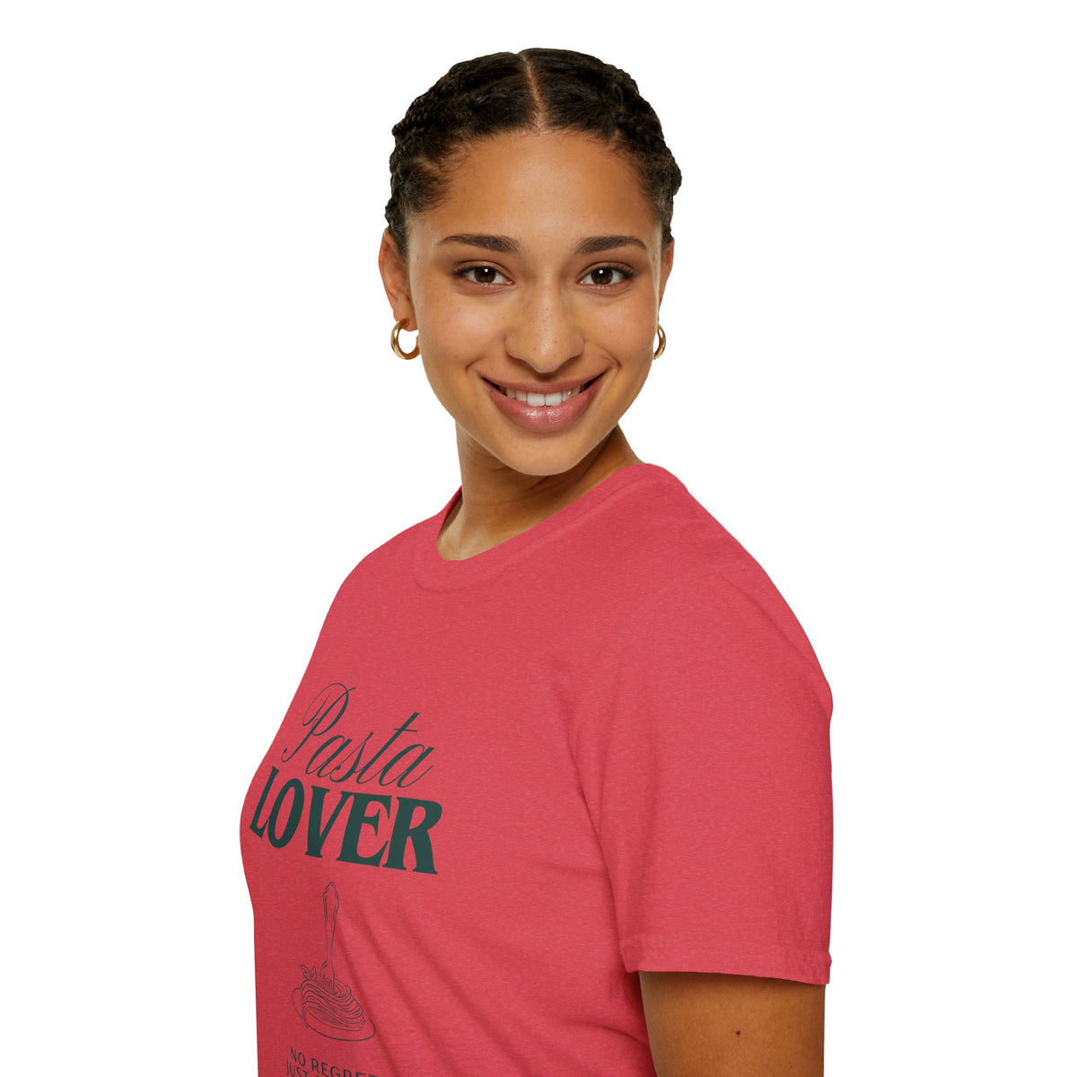 Pasta Lover T-Shirt — “No Regretti, Just Spaghetti” Graphic Tee