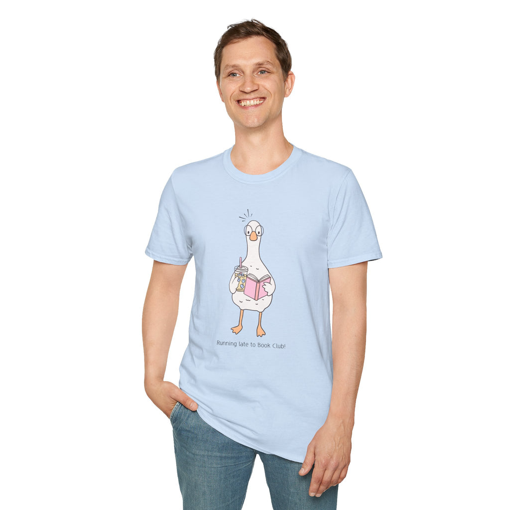 Book Club Goose Collection- "Running late to Book Club!"