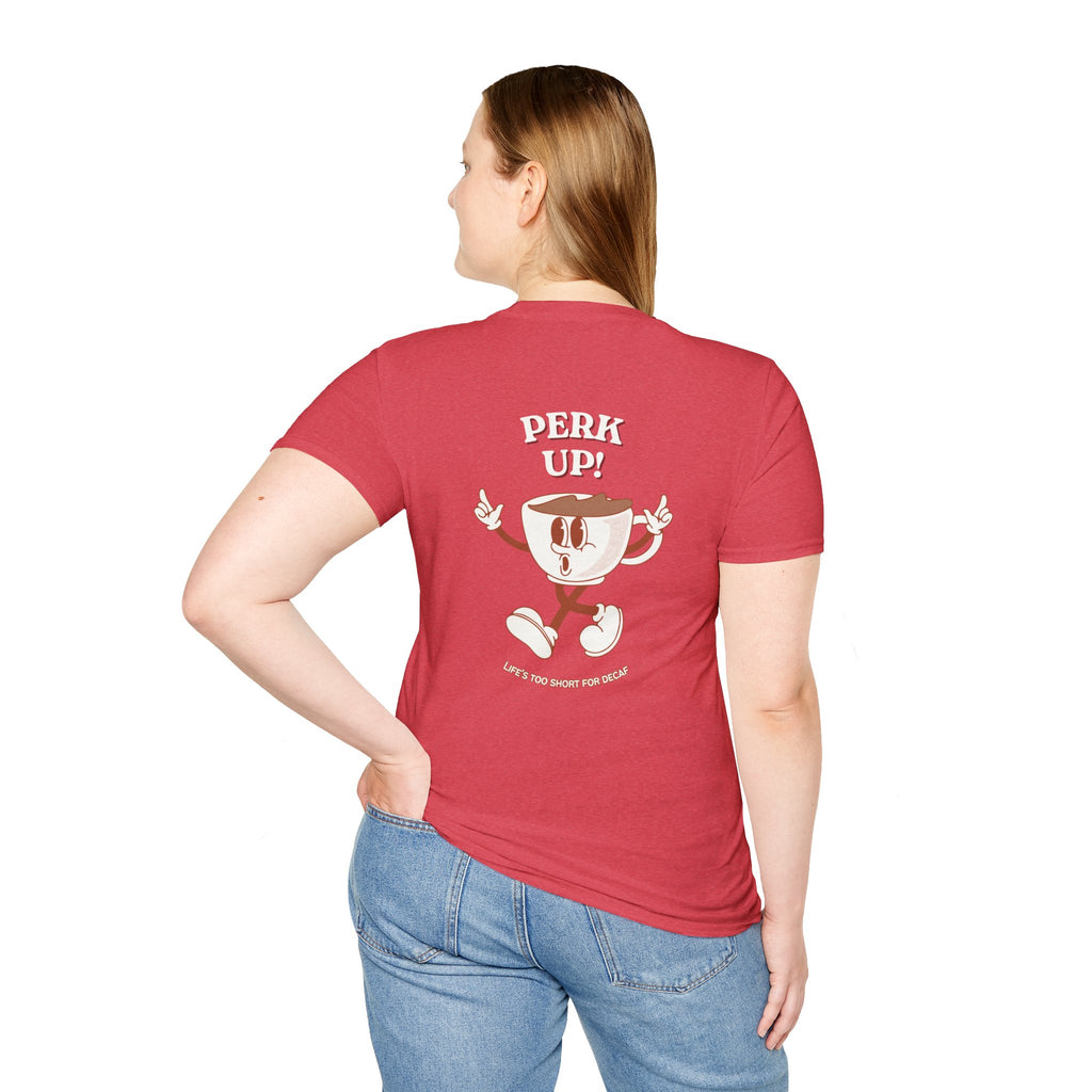 "Perk Up!" Coffee Graphic Tee