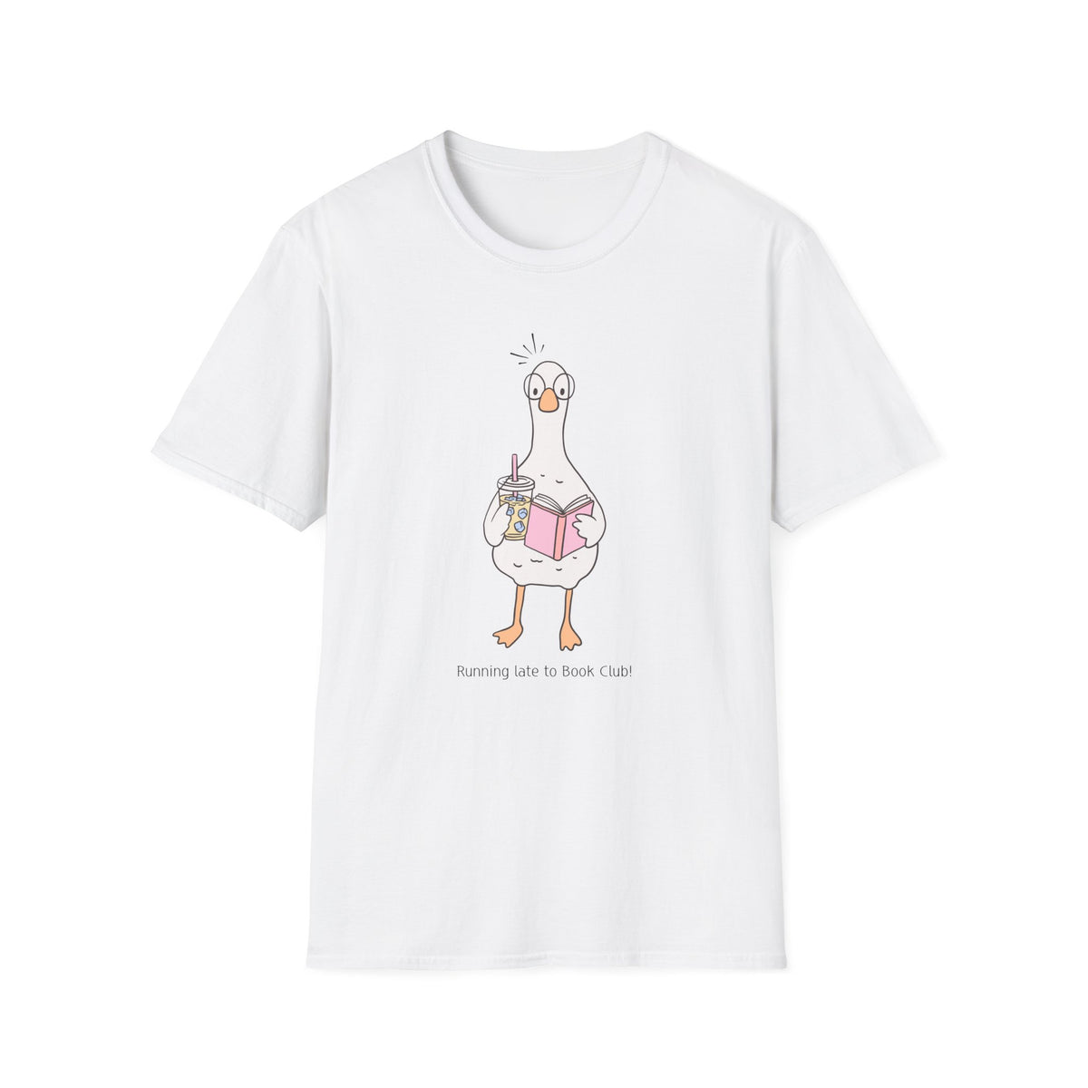 Book Club Goose Collection- "Running late to Book Club!"