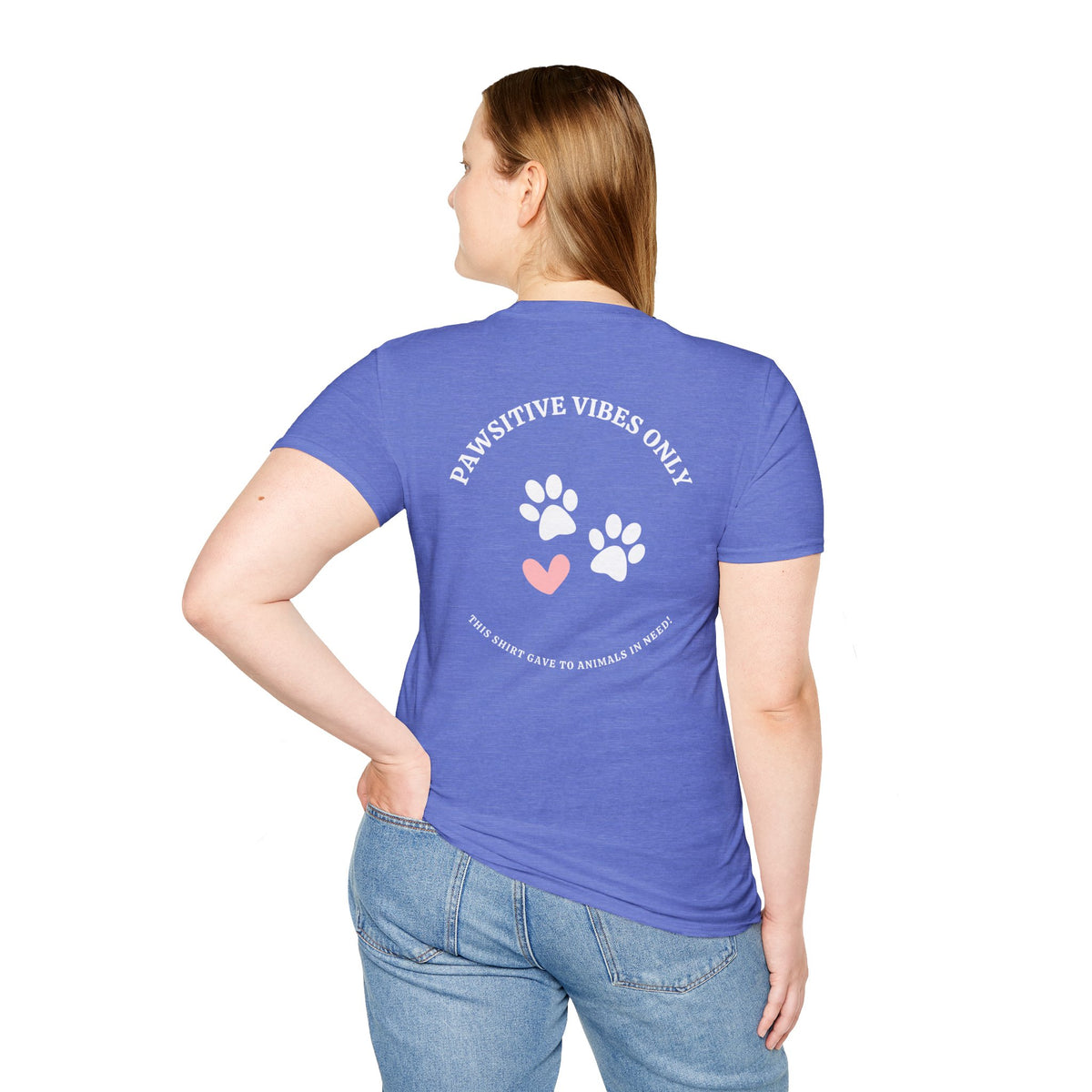 Pawsitive Vibes Only, Designed to Give Merch Tee