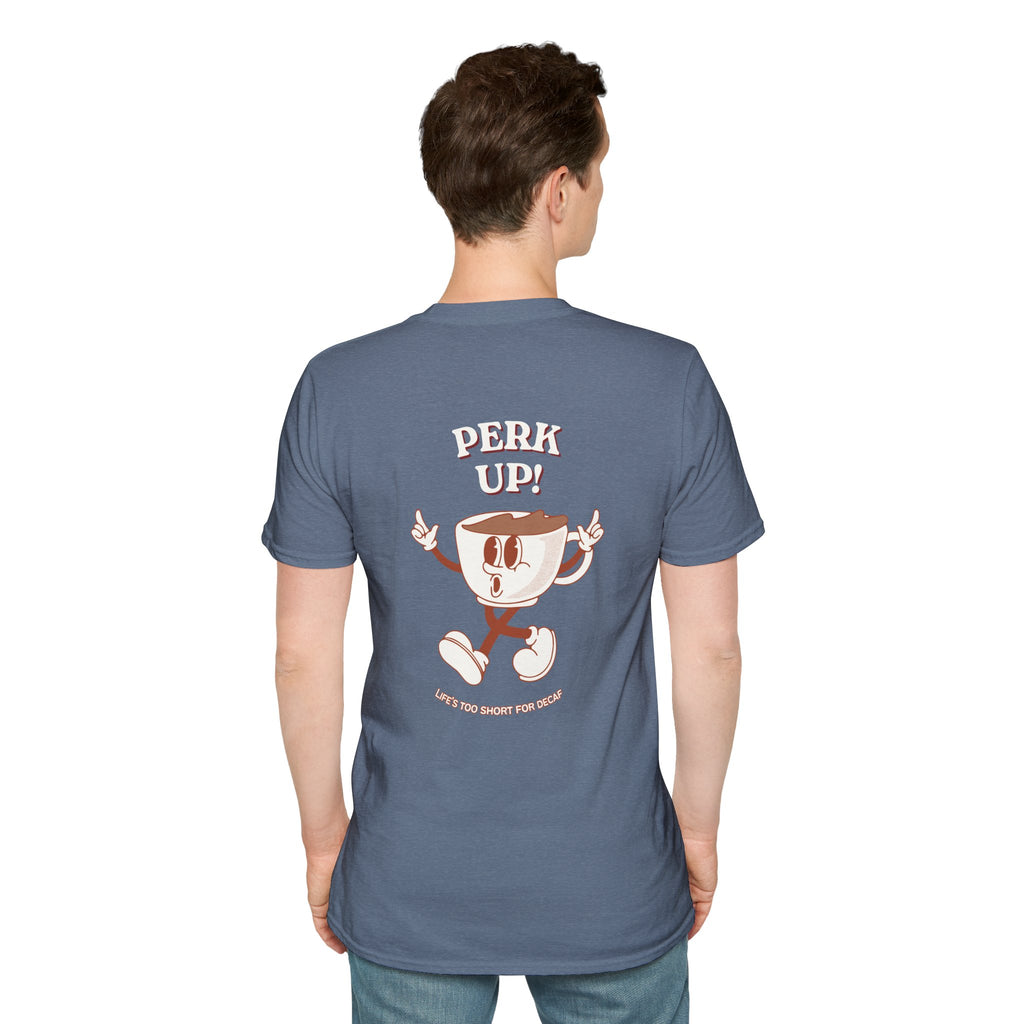 "Perk Up!" Coffee Graphic Tee