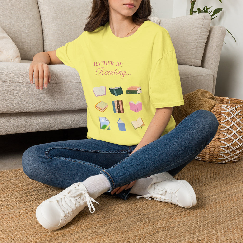 “Rather Be Reading…” Book Lover Tee
