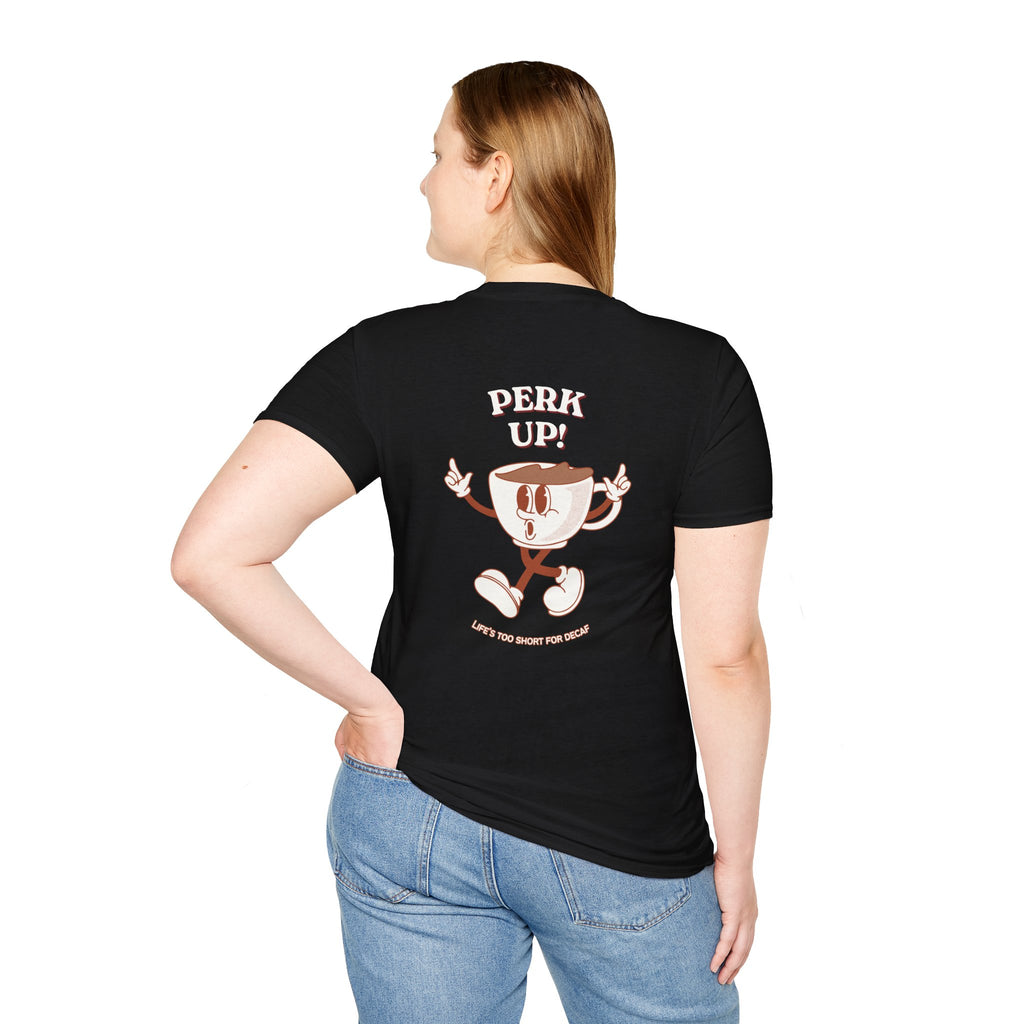 "Perk Up!" Coffee Graphic Tee