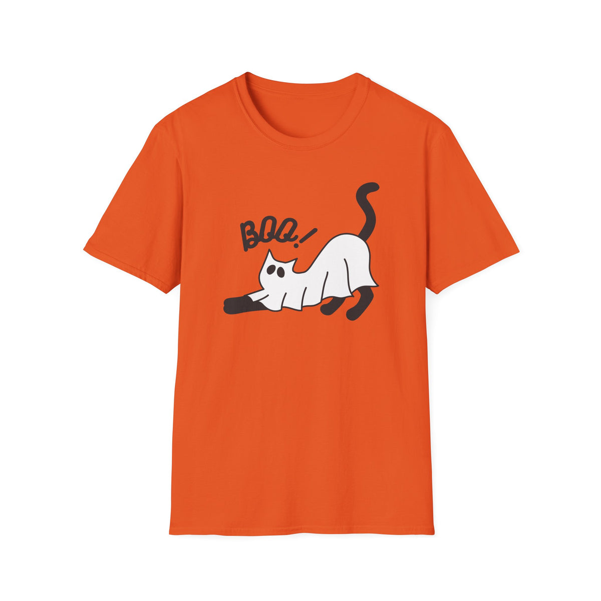 Boo Cat T-Shirt — Cute Spooky Cat Graphic Tee