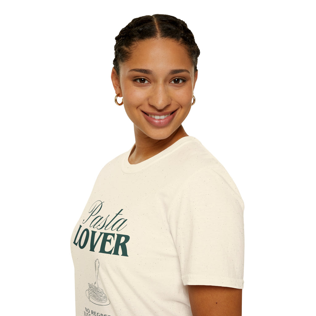 Pasta Lover T-Shirt — “No Regretti, Just Spaghetti” Graphic Tee