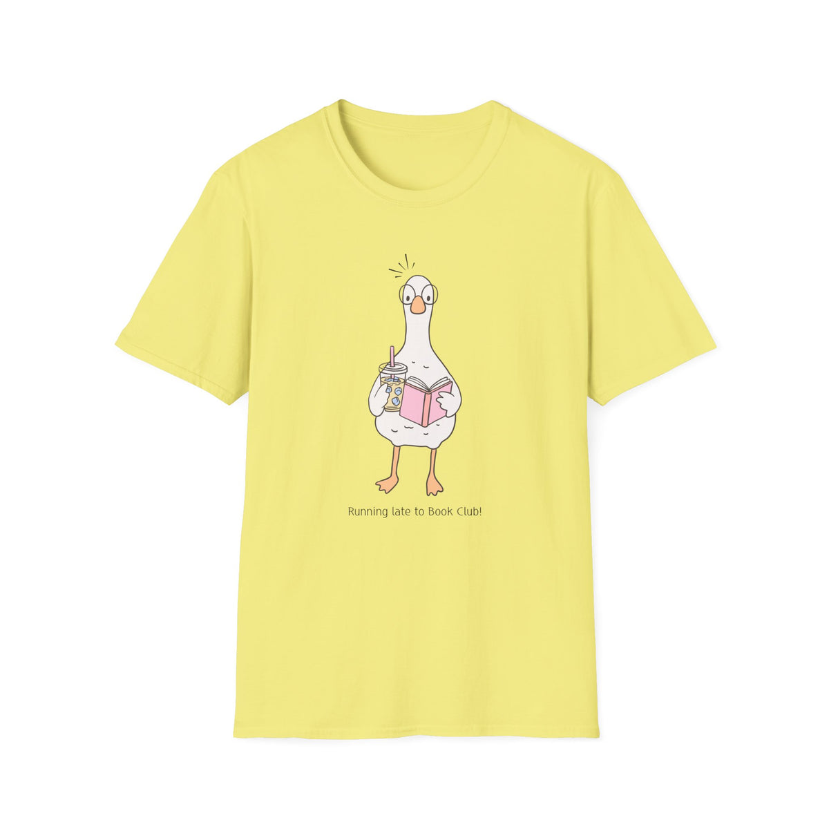 Book Club Goose Collection- "Running late to Book Club!"