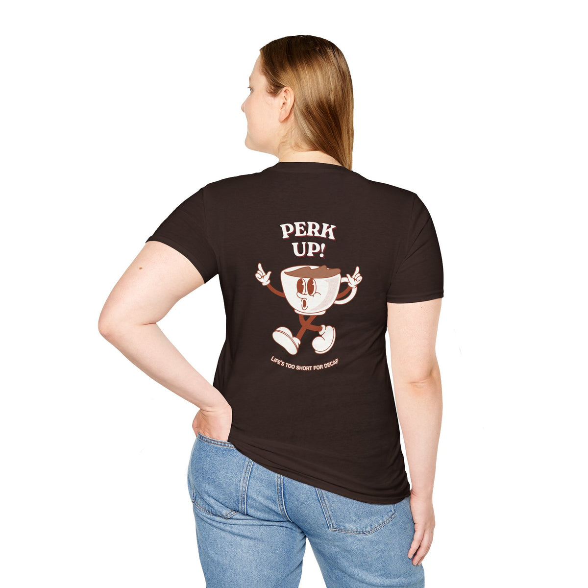 "Perk Up!" Coffee Graphic Tee