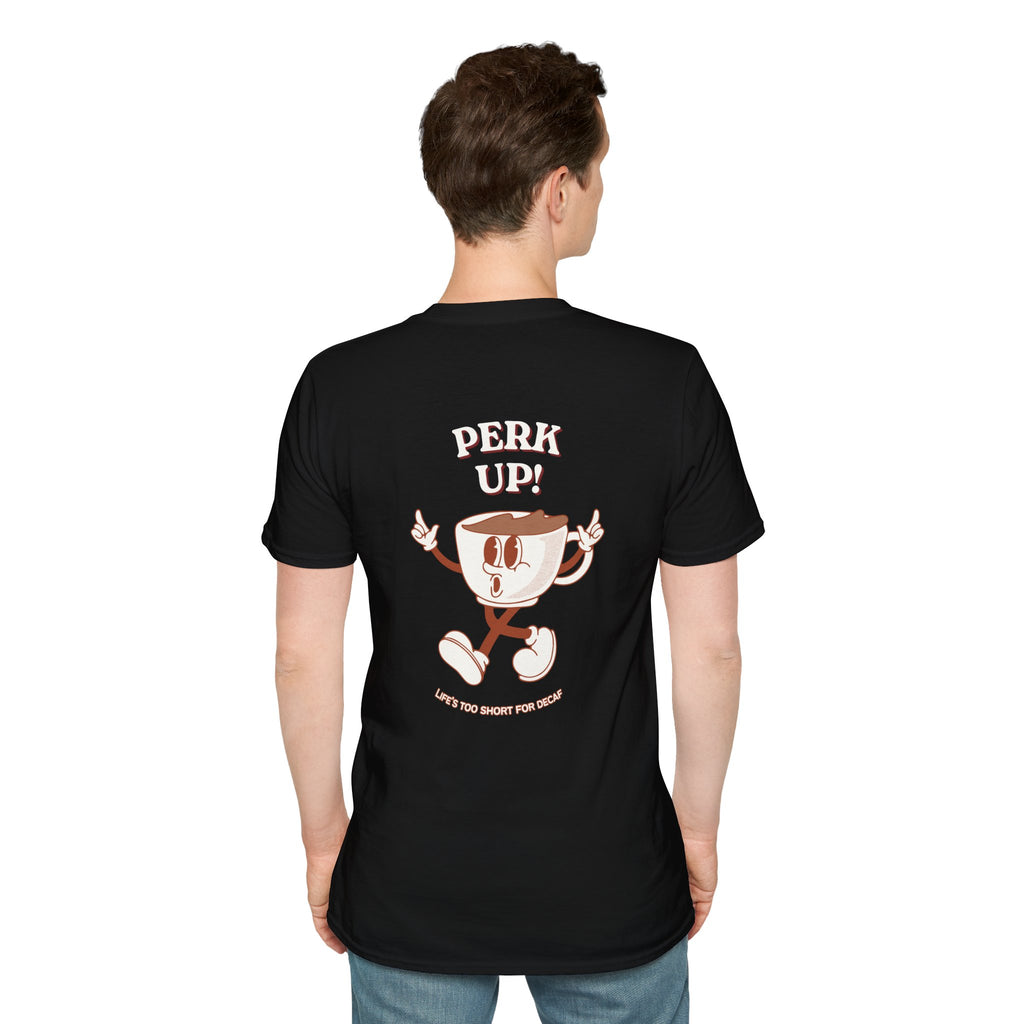 "Perk Up!" Coffee Graphic Tee