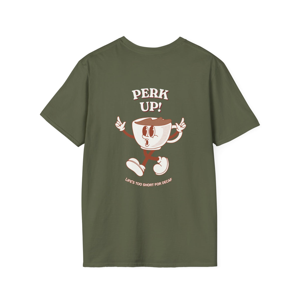 "Perk Up!" Coffee Graphic Tee