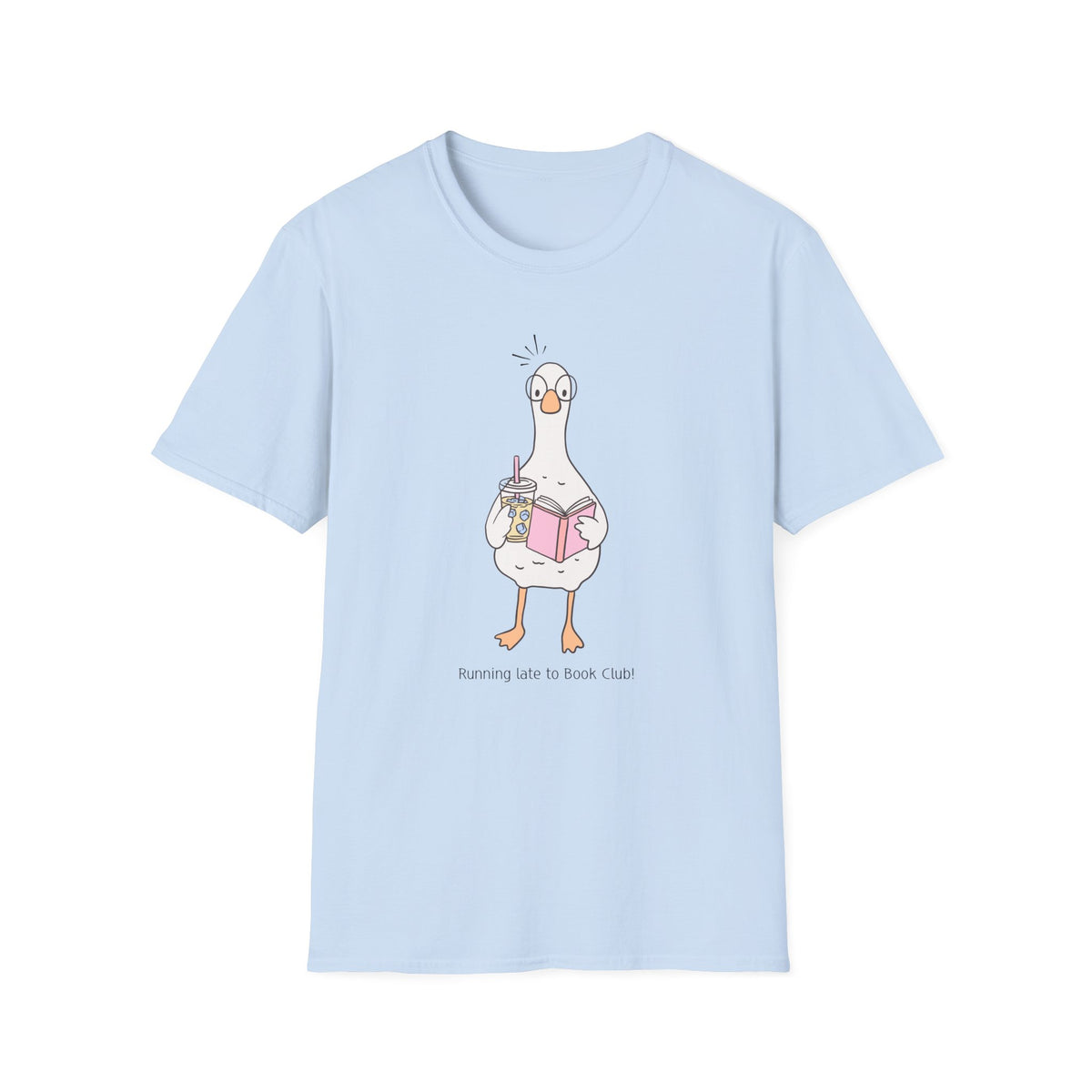 Book Club Goose Collection- "Running late to Book Club!"